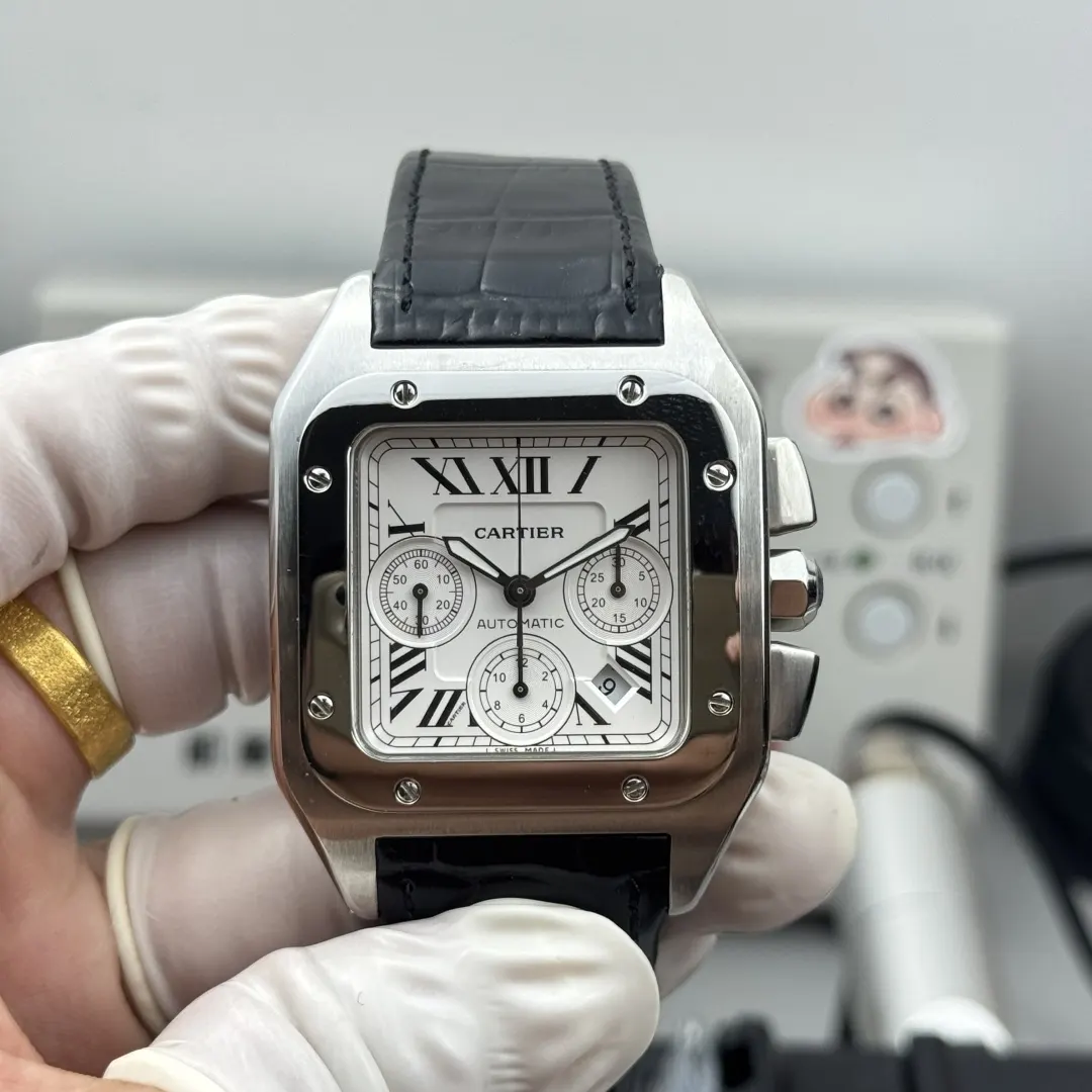 Cartier 批 卡地亚山度士SANTOS DE 系列腕表 手錶 經典腕表款