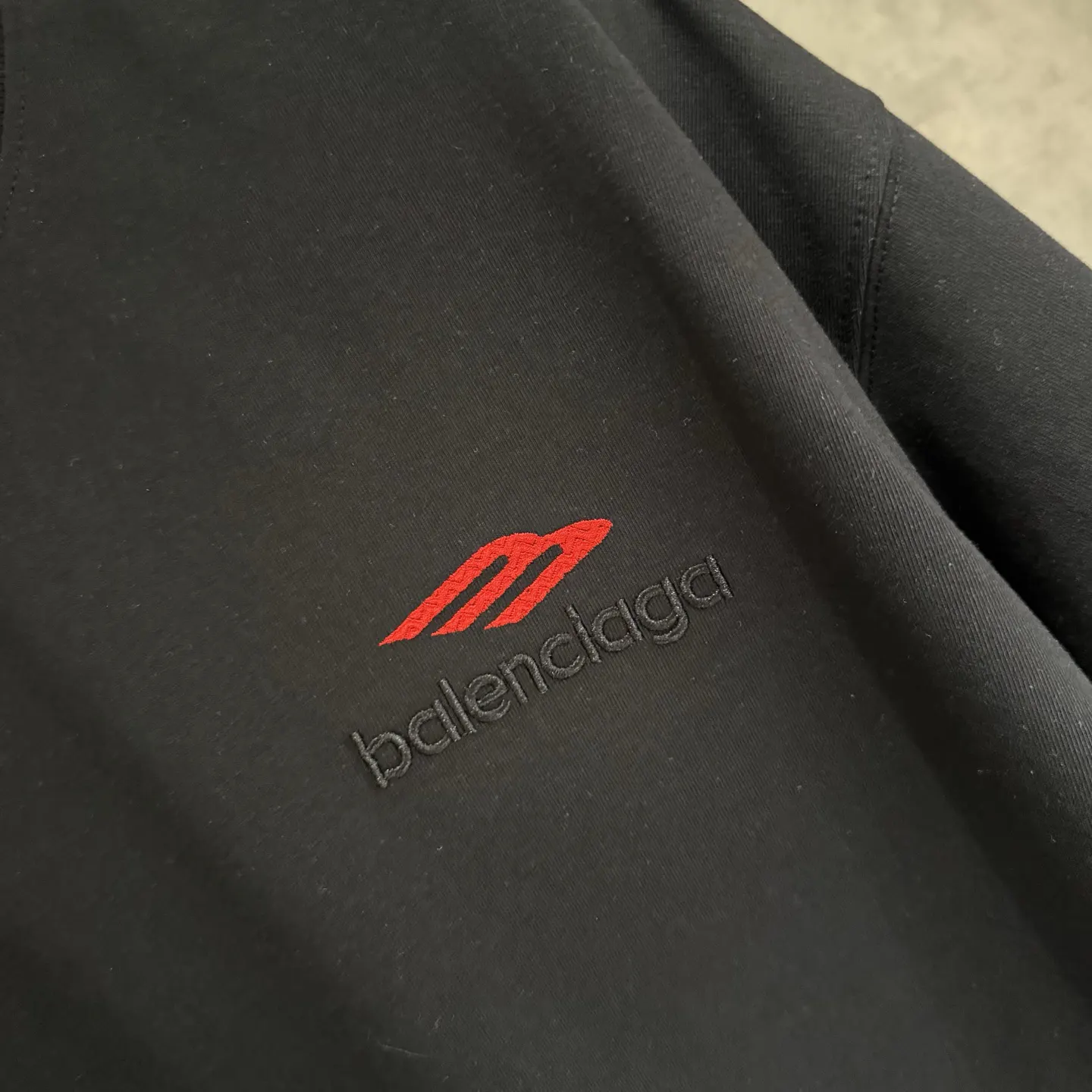 Balenciaga 25SS 刺绣 纯棉 短袖T恤