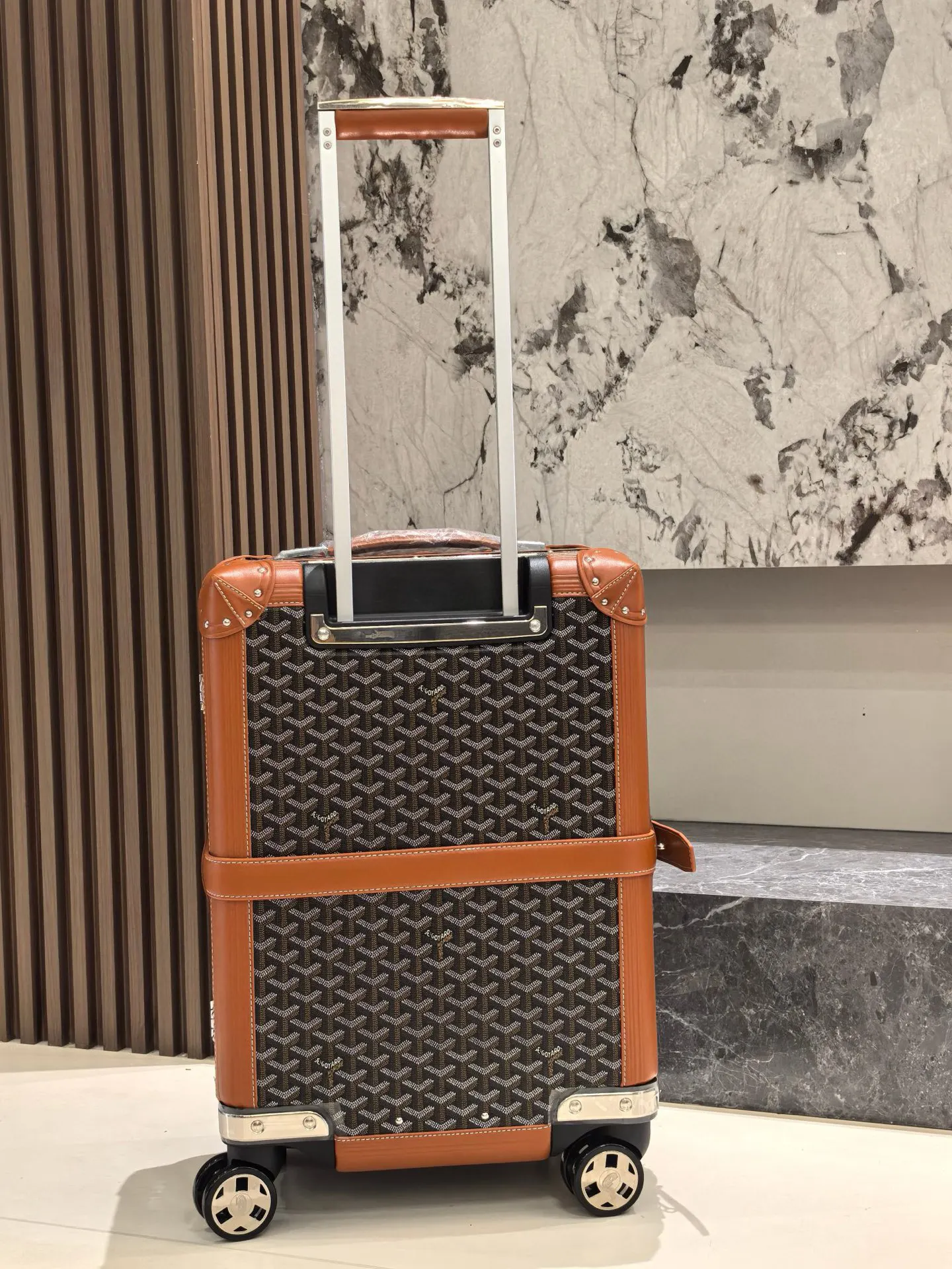 Goyard 戈雅 寸登机箱 全手工精心打造 行李箱 旅行拉杆款 轻便出行款