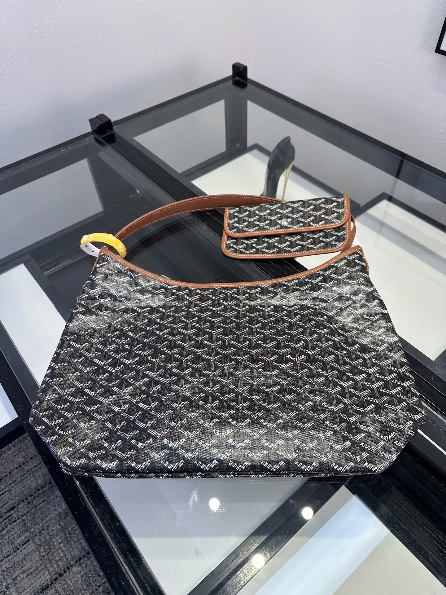 Goyard Hobo 棕色 腋下包 復古腋下背款
