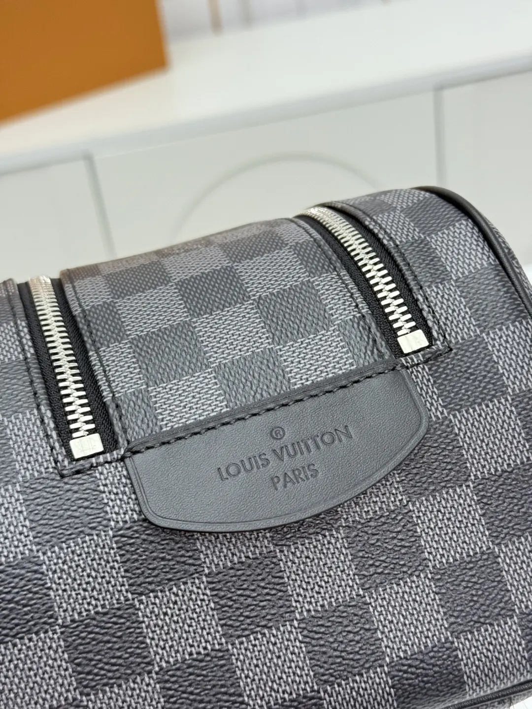 Monogram Organizer Pouch Travel Canvas