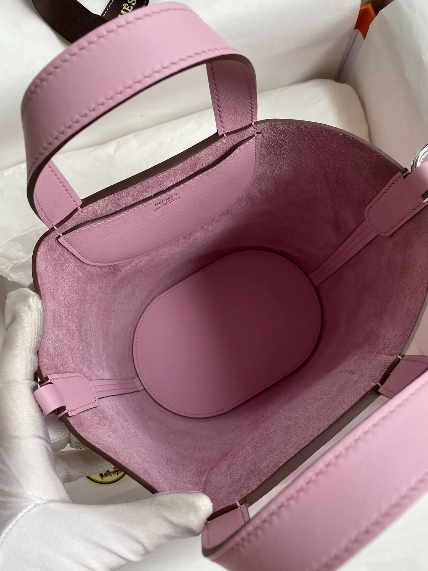 Hermès Picotin 锦葵紫 Swift小牛皮 水桶包