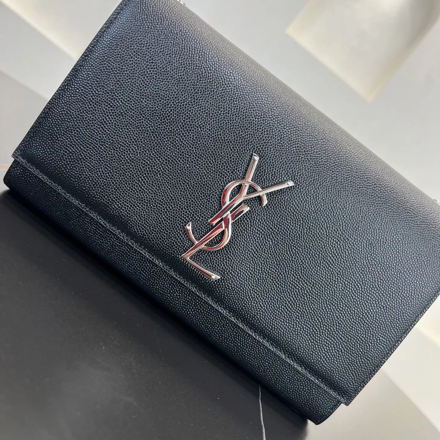 YSL 銀色 金色 小牛皮 鏈條包 精致鏈條款