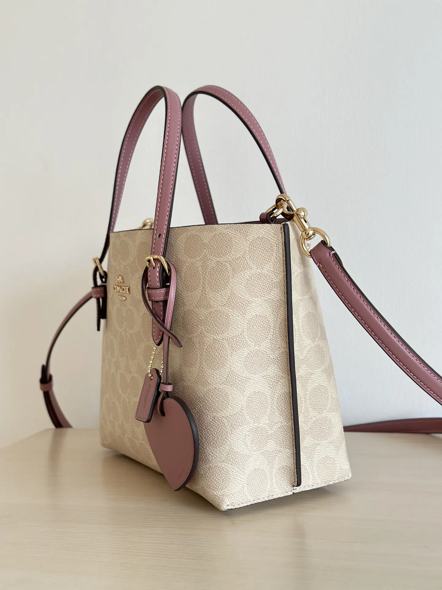 Monogram Tote Bag Leather