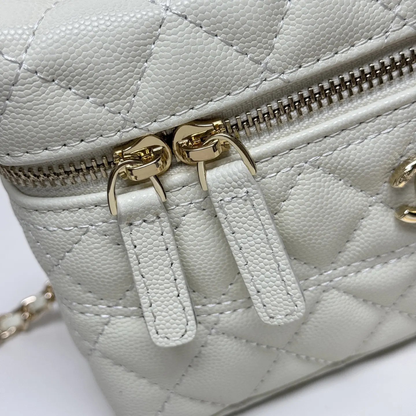 Gold Chain Bag Leather