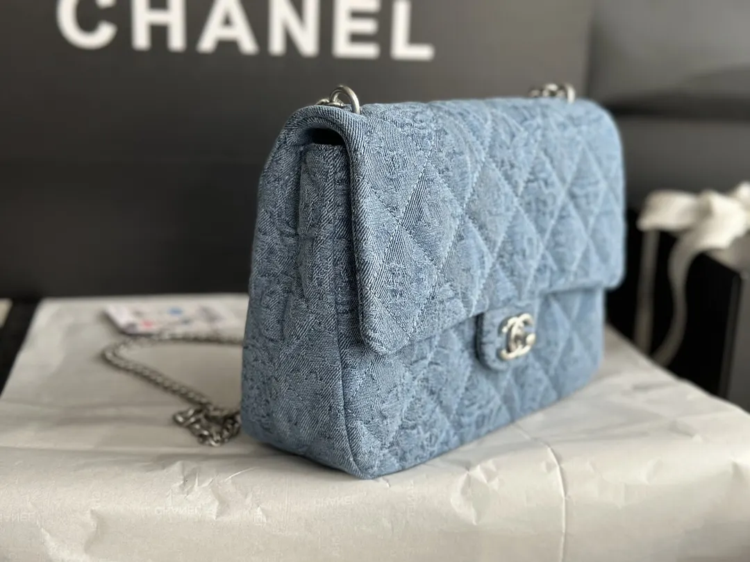 Silver Gold Chain Bag