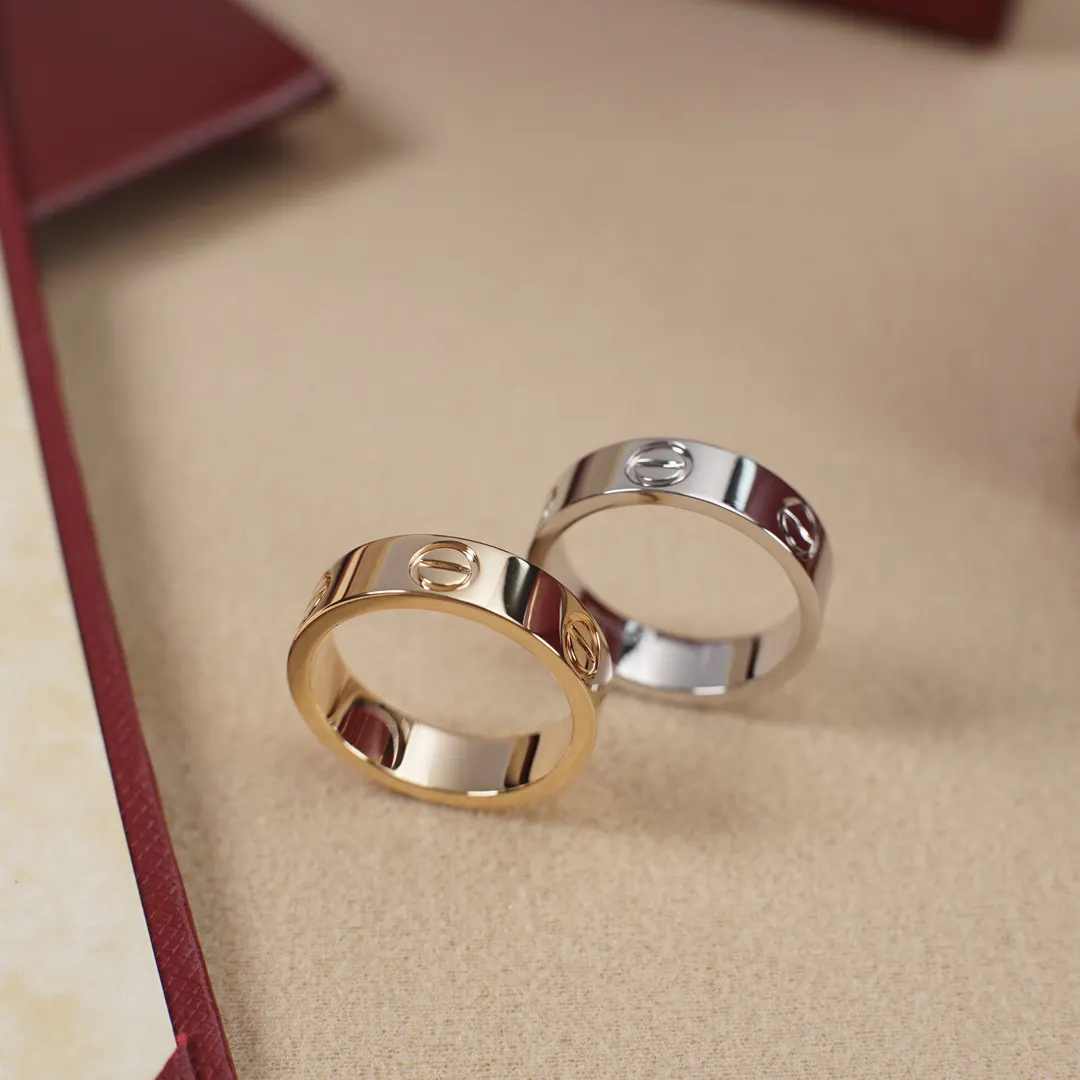 Cartier 玫瑰金 金色 銀色 香槟金 戒指 优雅指环款