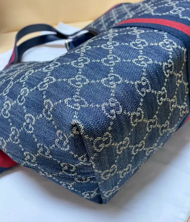 Gucci 帆布 Giglio托特包 ▫ 中号 ▫ 尺 大容量托特款