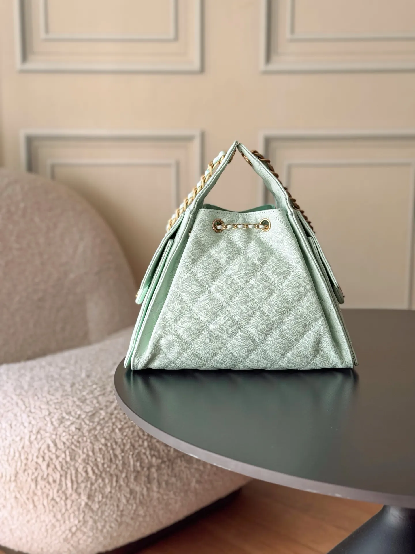 CHANEL Hobo 牛皮 腋下包 复古腋下背款
