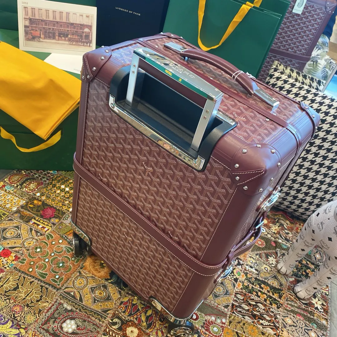 Goyard 黑色 白色 行李箱 旅行拉杆款 轻便出行款