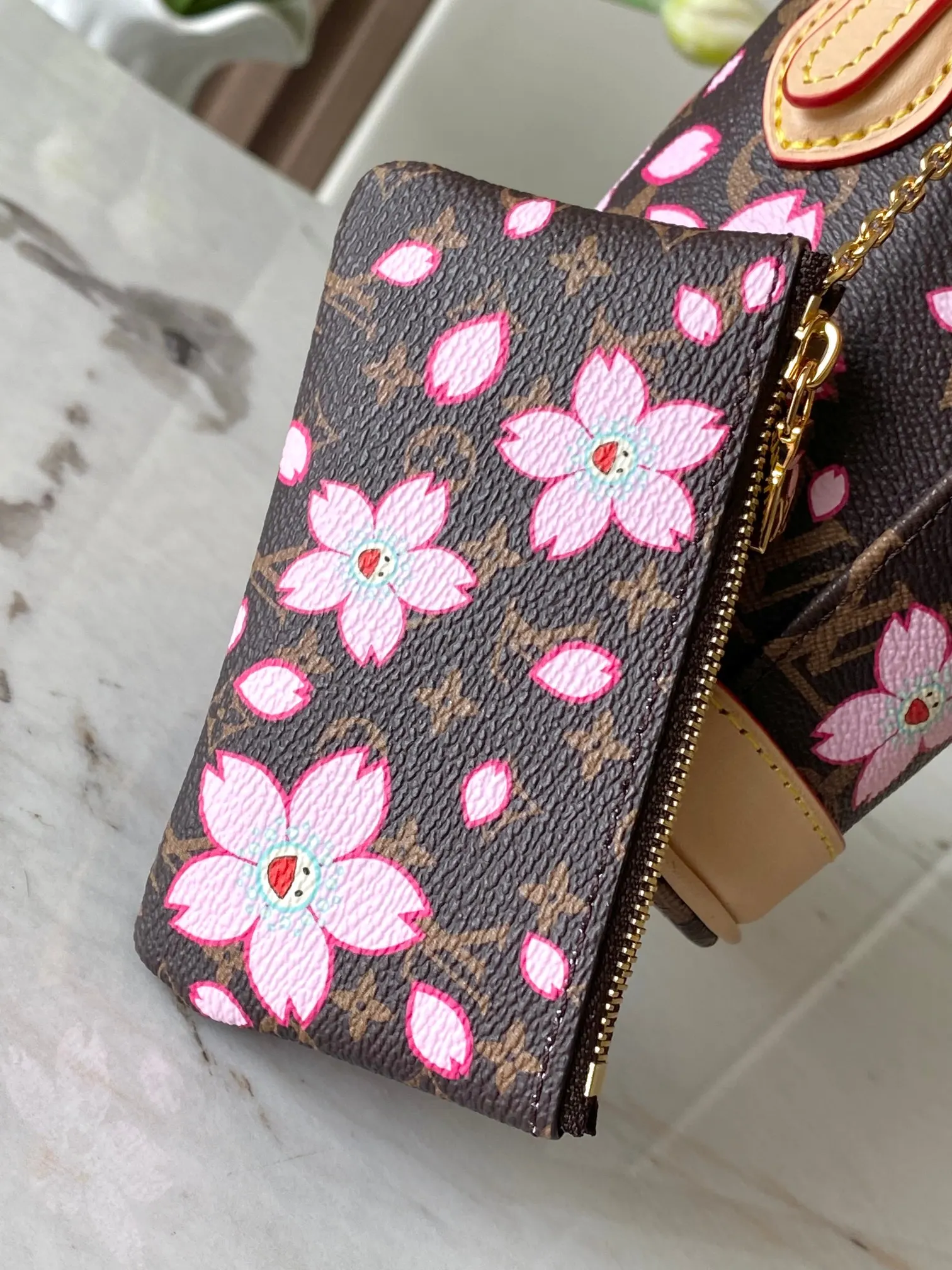 Louis Vuitton Monogram Floral Mini Top Handle Crossbody Bag