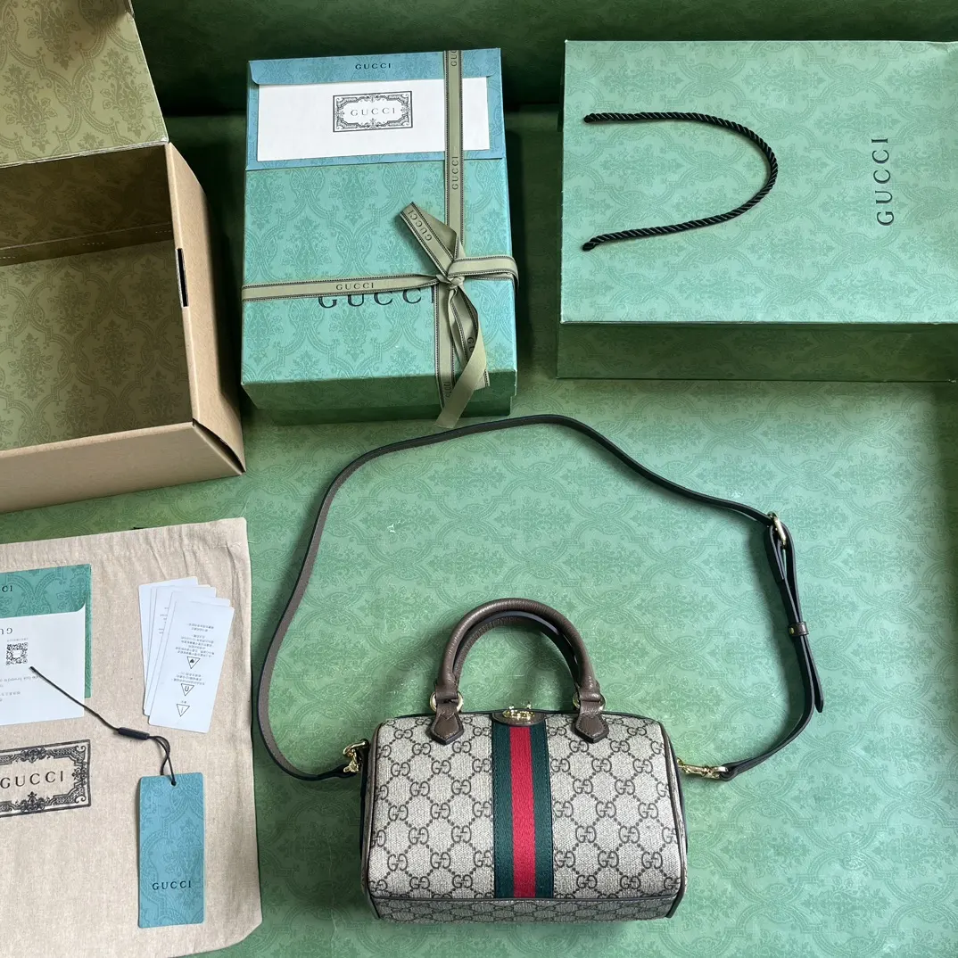 Gucci Monogram Top Handle Bag