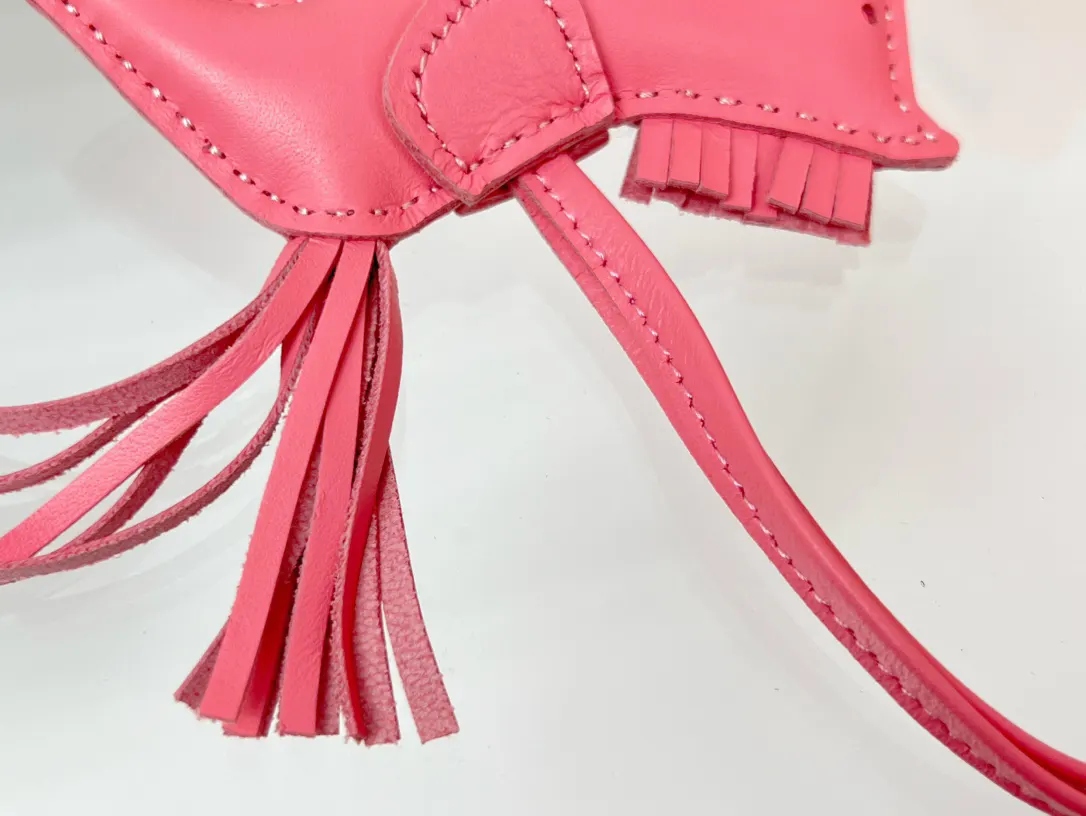 Hermès 小羊皮 挂件 精致配饰 吊坠