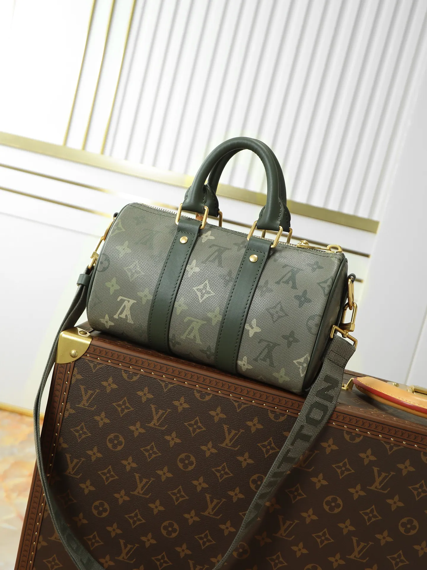 LV Keepall 牛皮 旅行包 大容量旅行款