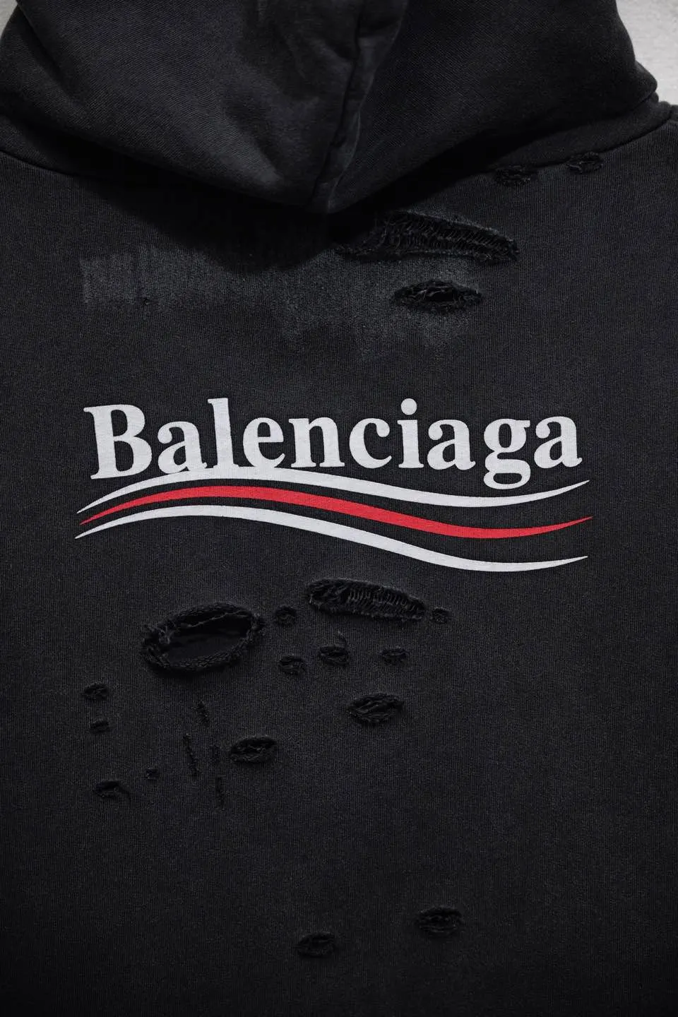 Balenciaga Logo 卫衣 黑色