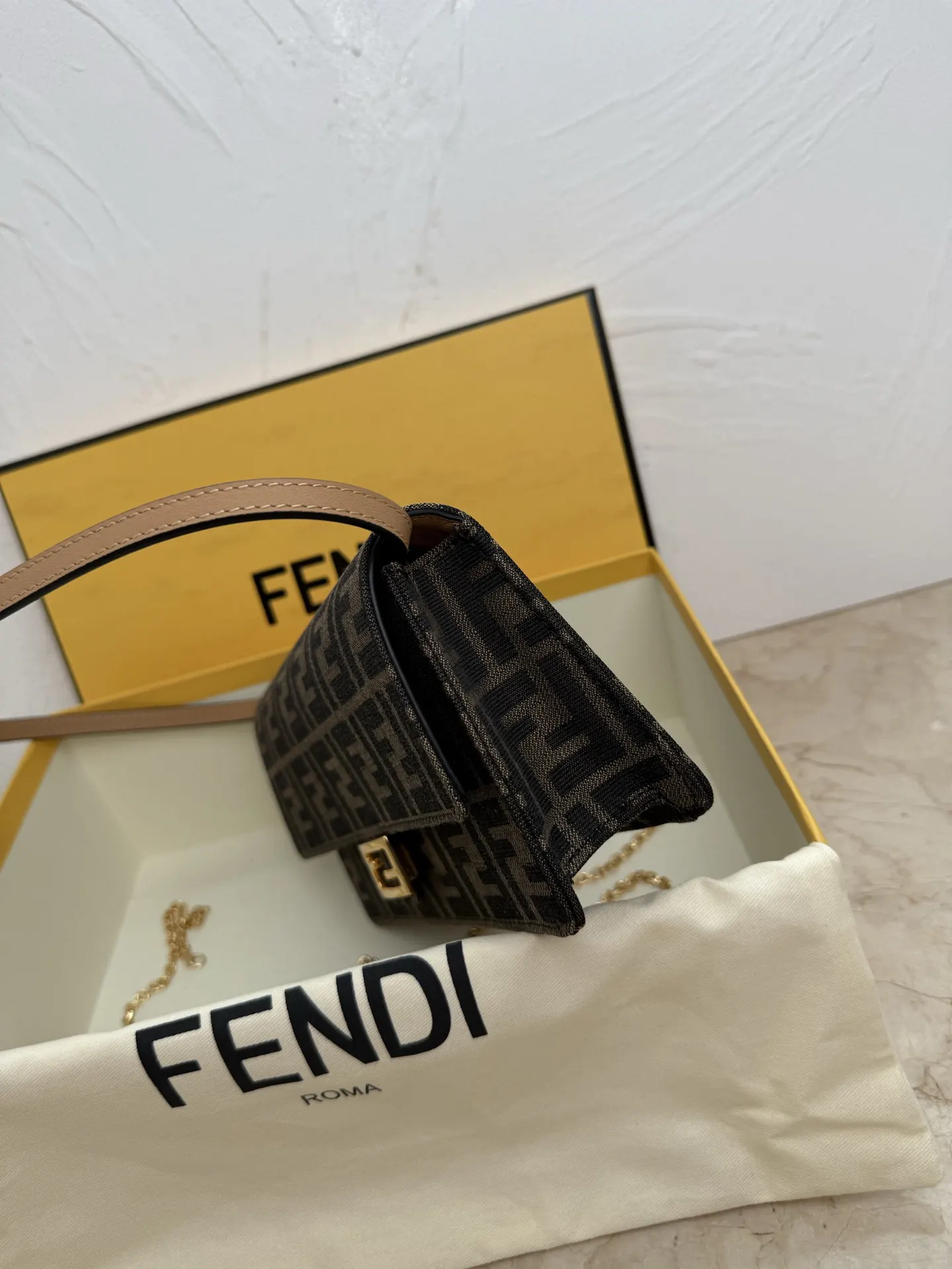 Gold Monogram Backpack