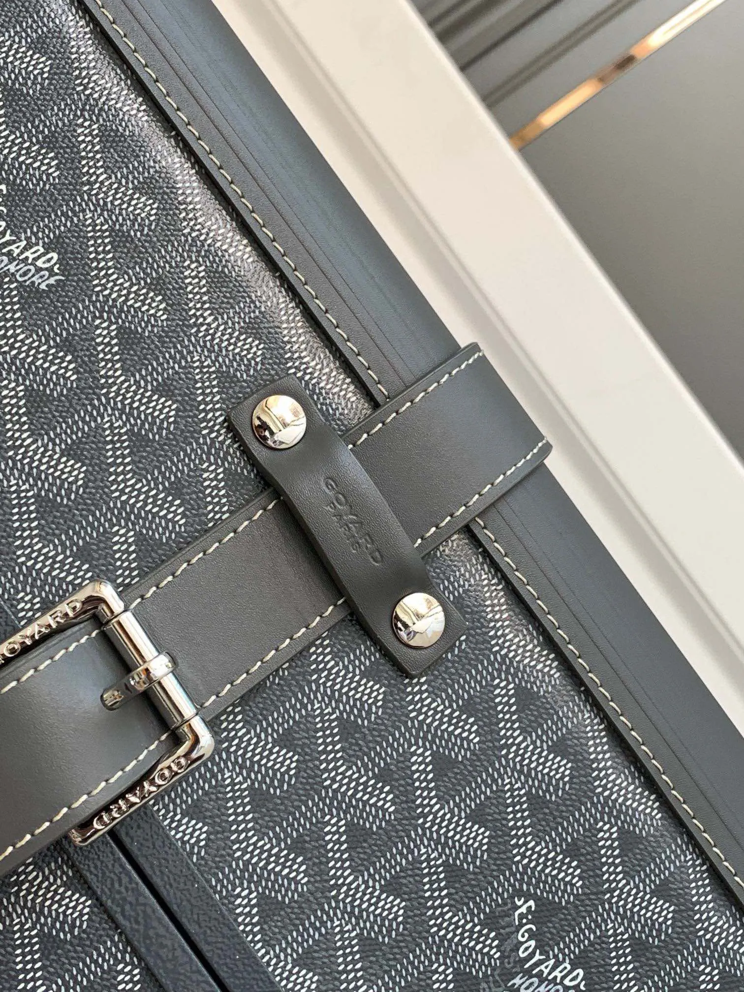Goyard 黑色 白色 行李箱 旅行拉杆款 轻便出行款