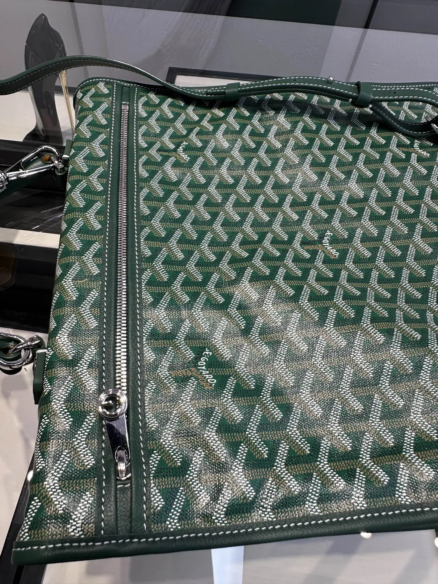 Goyard 綠色 外出旅行时请一定记得带上 Saint Léger 因 旅行袋 大容量旅行款