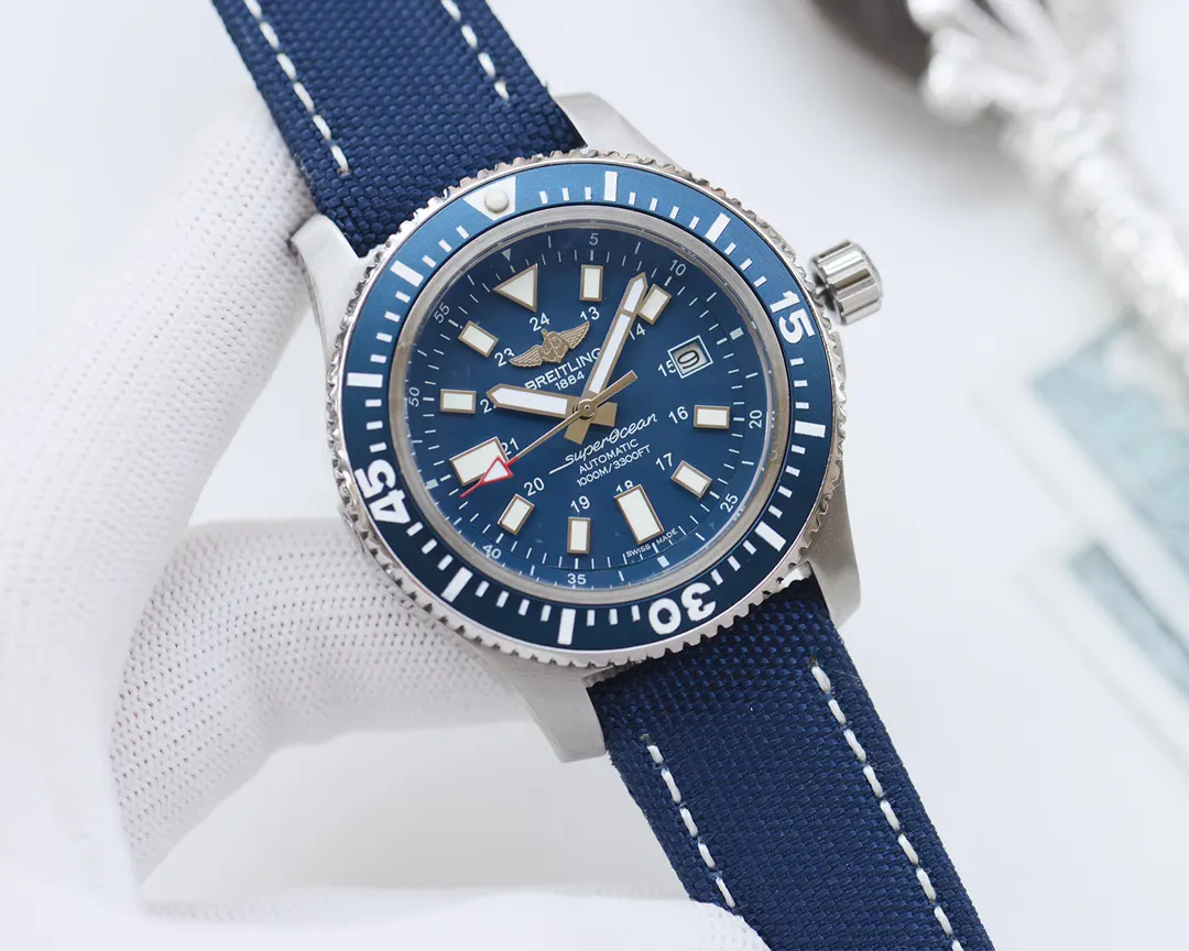 帆布 百 灵 Breitling 复仇者系列 全自动机械 手錶 經典腕表款