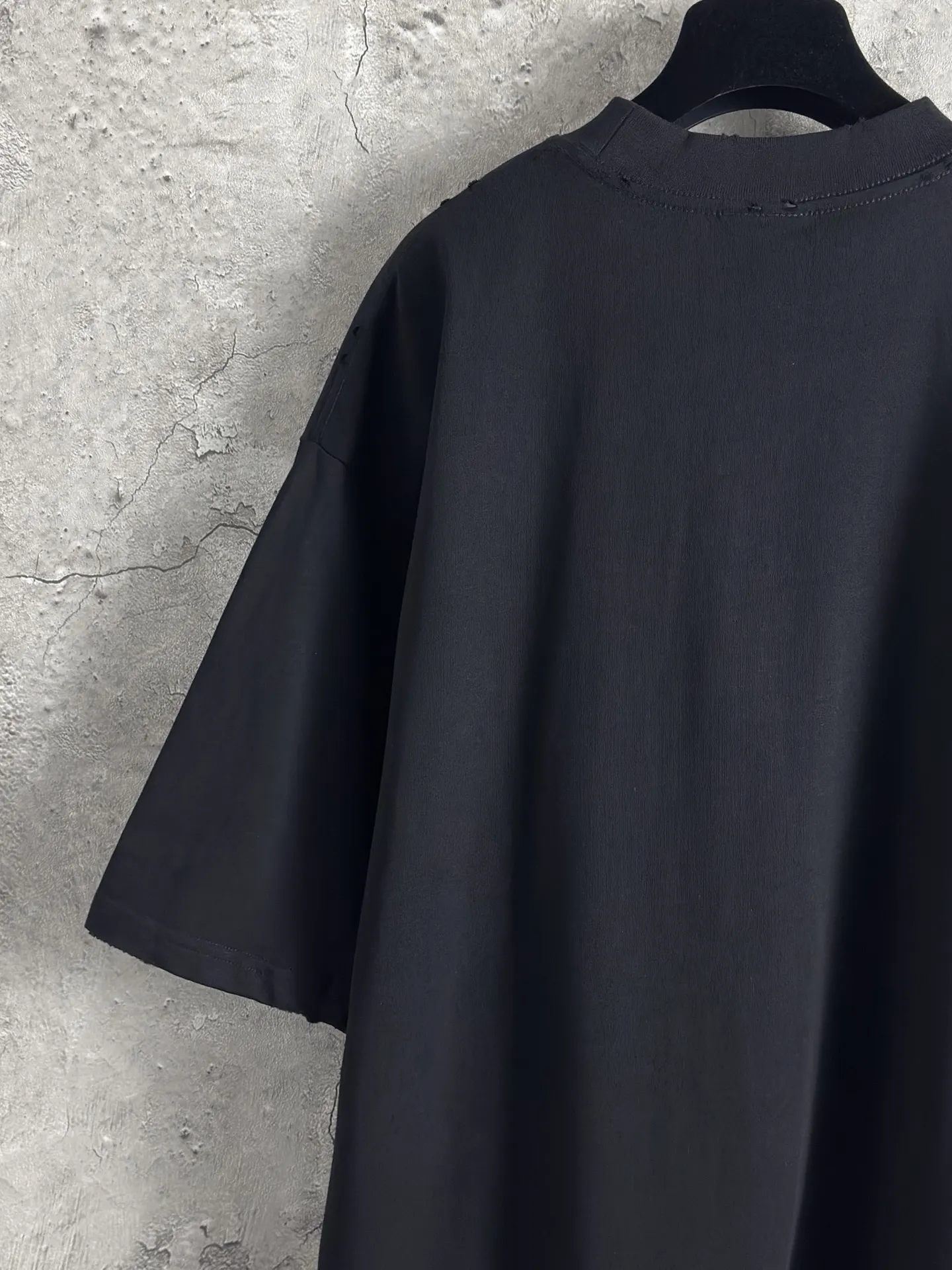 Balenciaga Black Short Sleeve T-Shirt Street