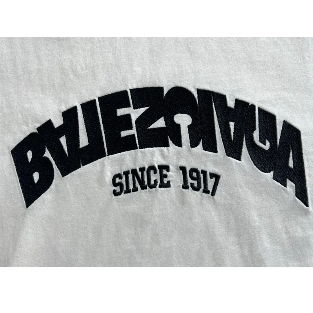 Balenciaga 白色 纯棉 Logo 短袖T恤
