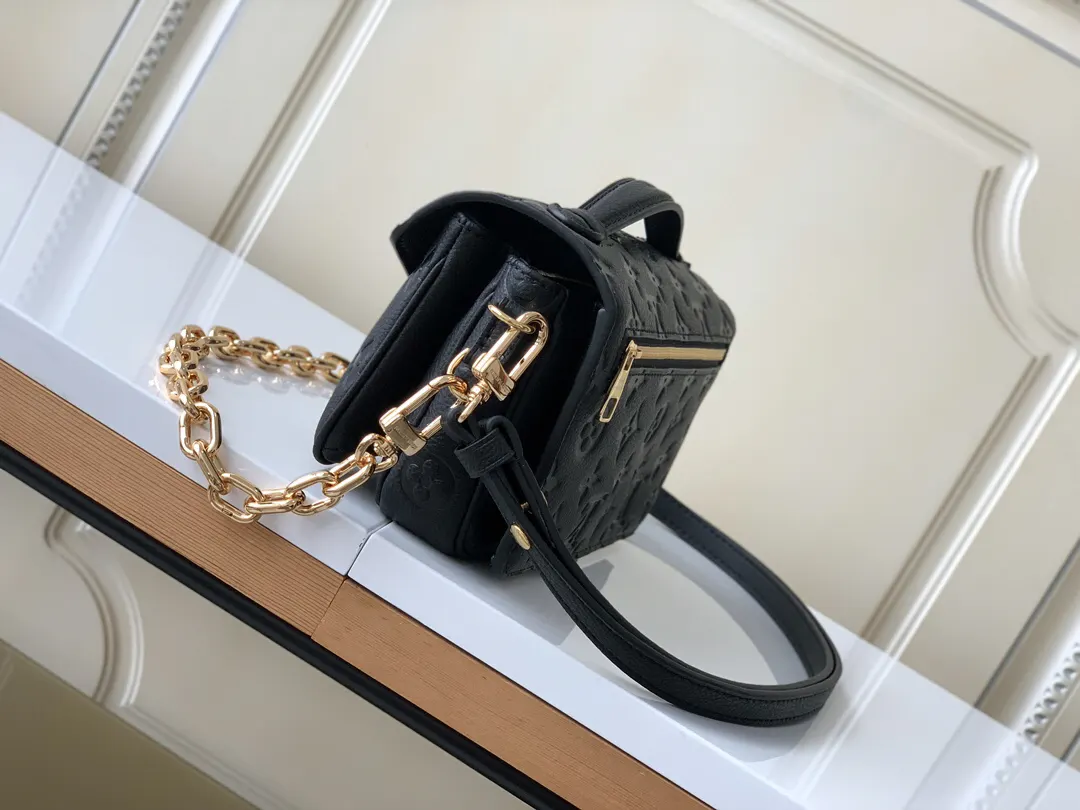 黑色 米白 牛皮 链条包 精致链条款