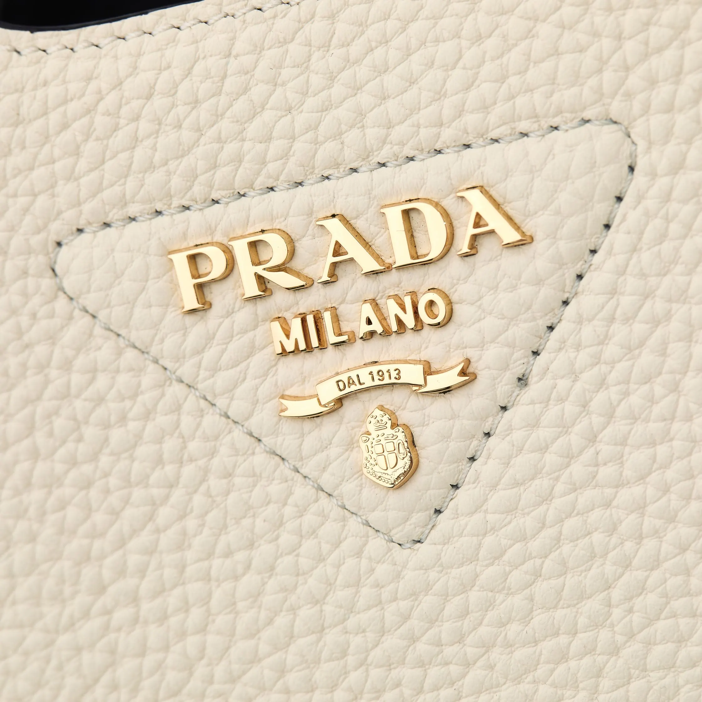Prada 迷你 白色 皮革 托特包