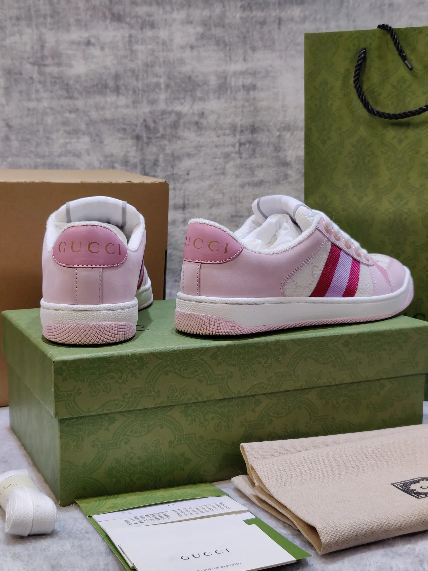 Gucci Logo休閒運動鞋