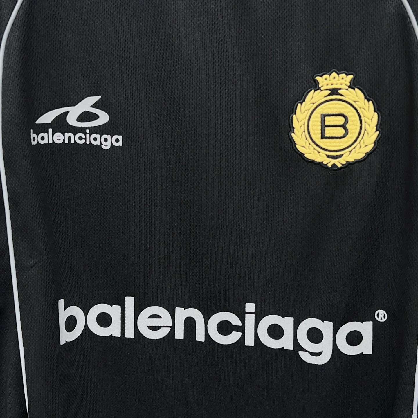 Balenciaga Black Logo Short Sleeve T-Shirt Loose