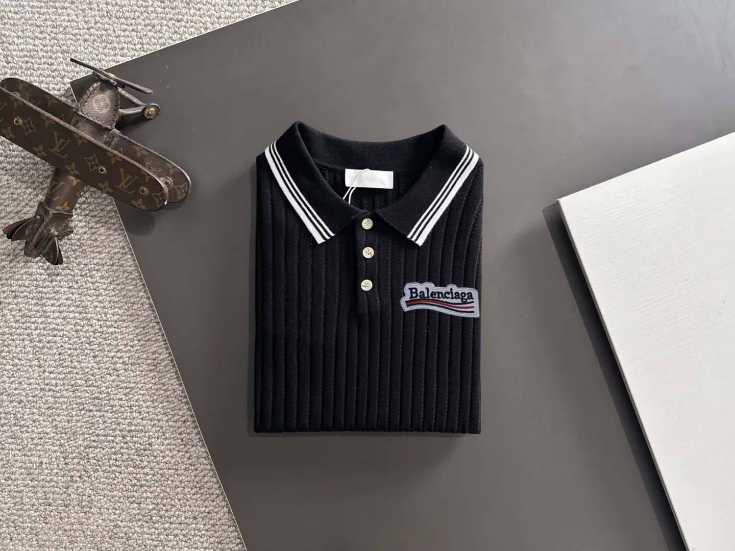 Balenciaga 刺繡 純棉 Polo衫