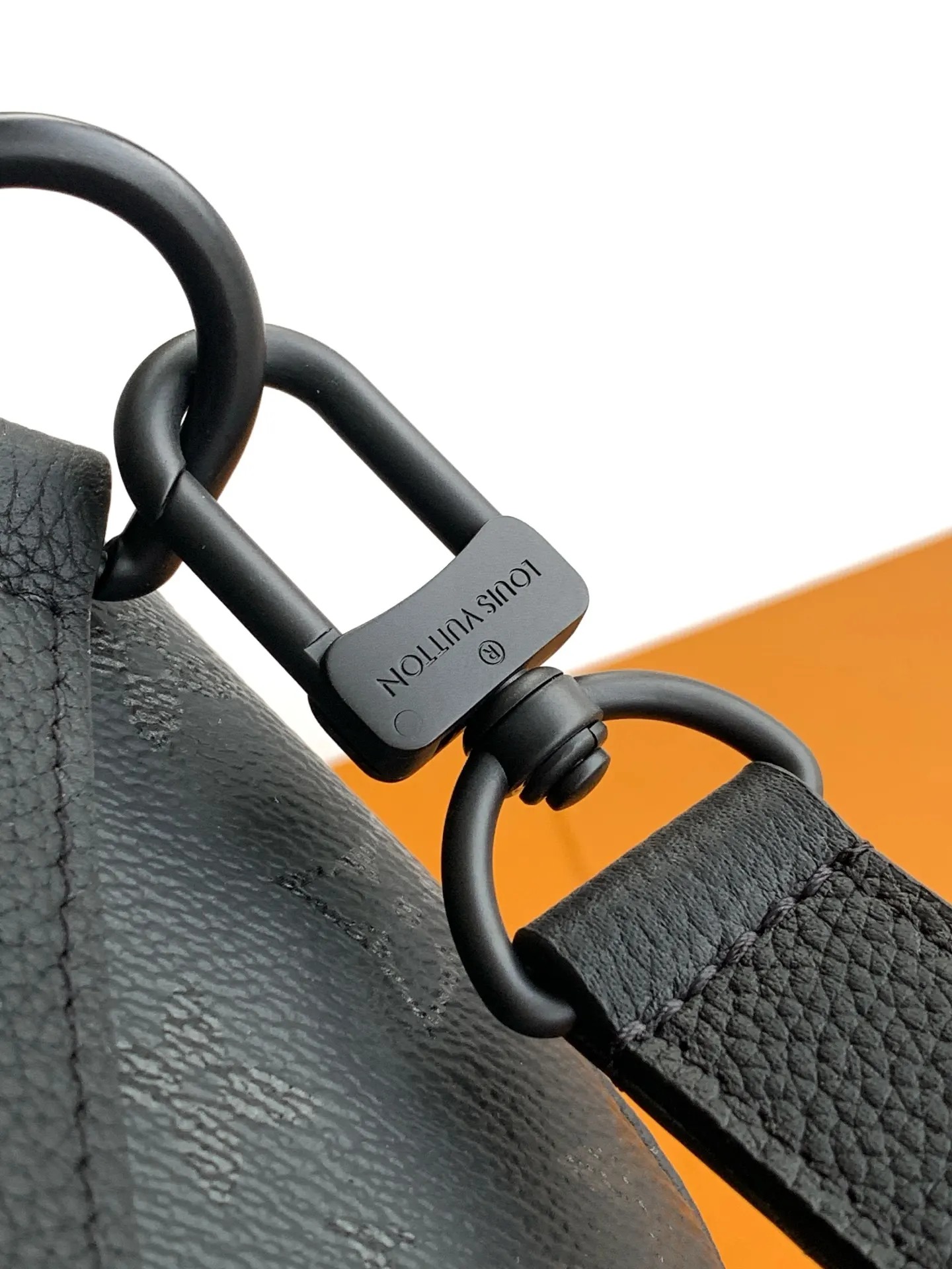 LV Black Embossed Travel Bag Image 5 LV Black Embossed Travel Bag Image 5