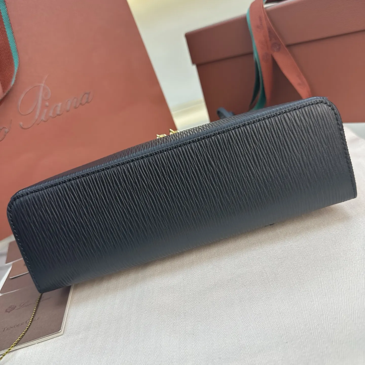 Saddle 黑色 牛皮 收纳包 旅行收纳款