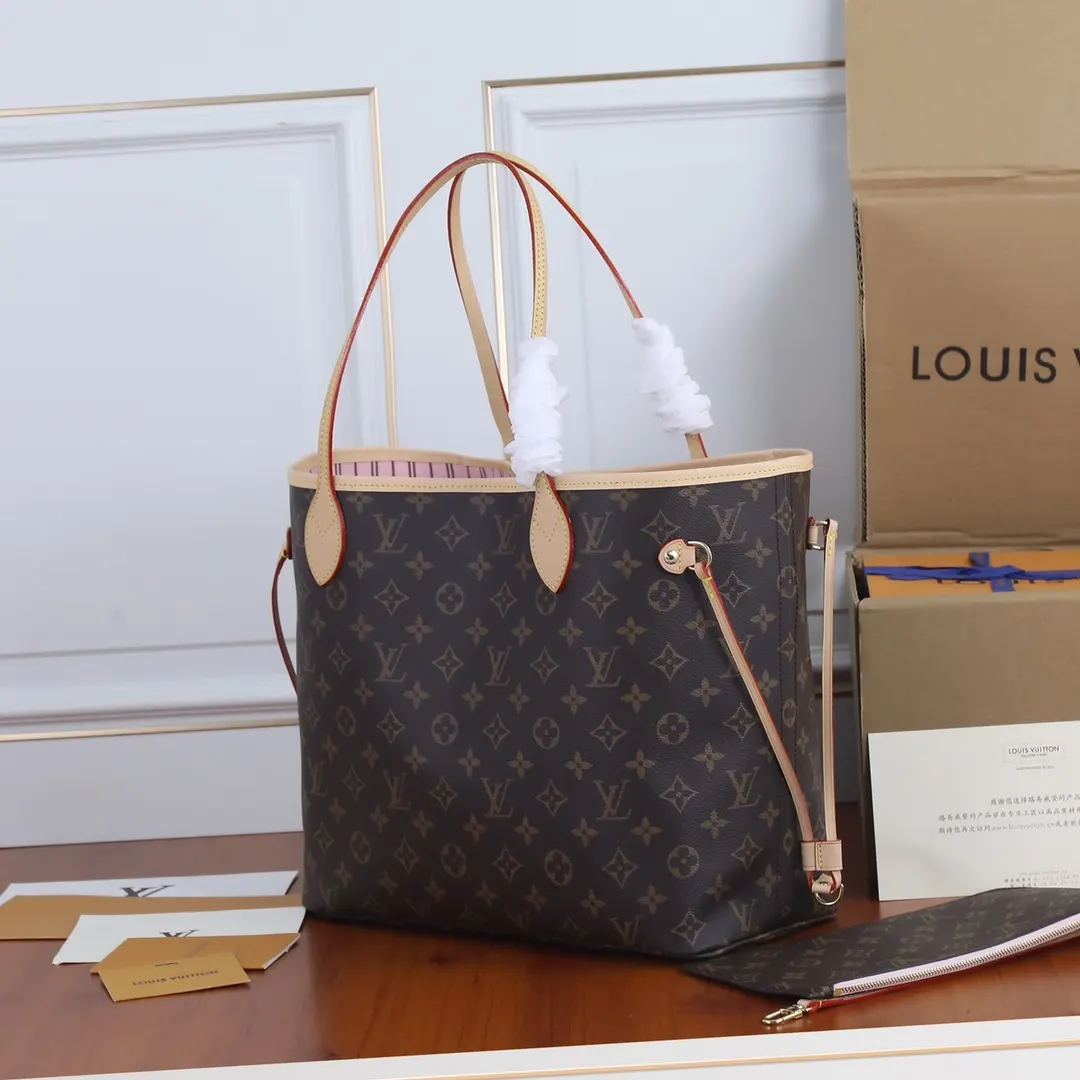 LV Neverfull 帆布 手拿包 精致手拿款