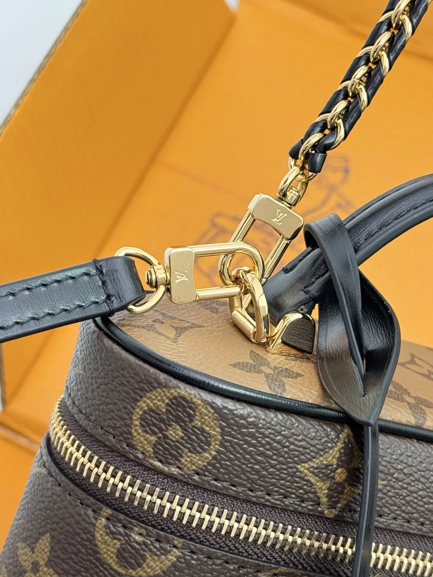 LV 帆布 鏈條包 精致鏈條款