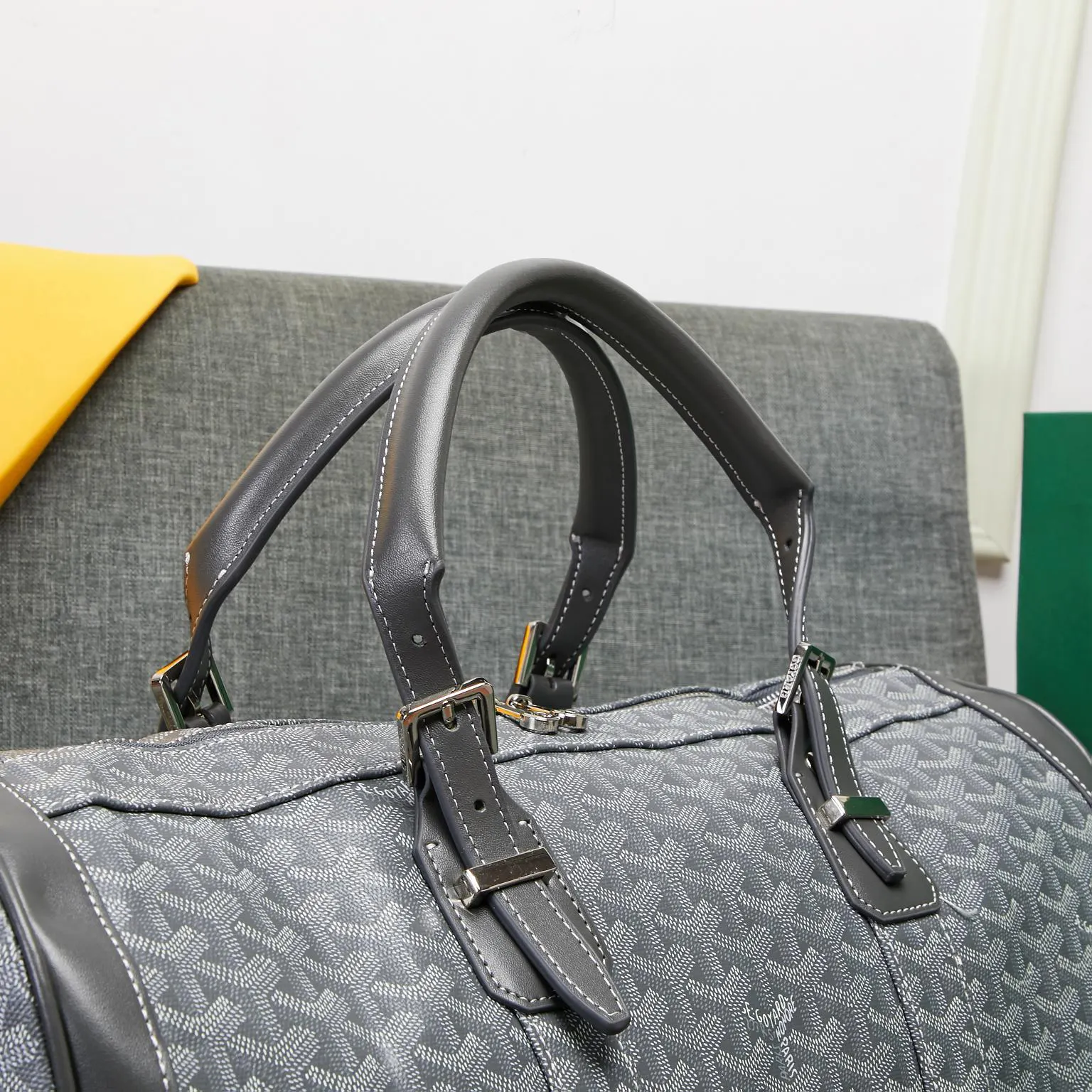 Goyard 吴亦凡同款包男女同款口袋GY戈雅旅行包手提单肩短 大容量旅行款