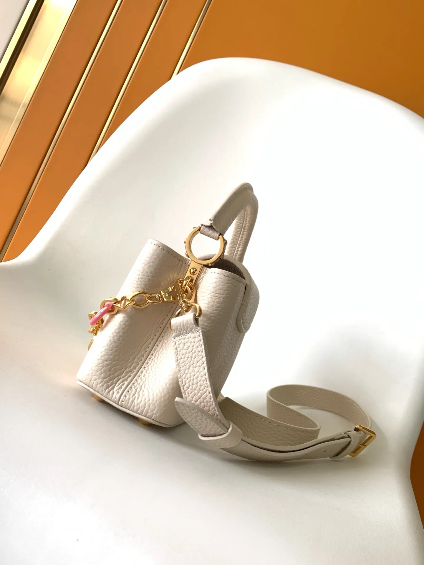 LV 黑色老花Keepall旅行袋 皮革肩带款｜ORBUYBAG 岚奢包高端时尚精品