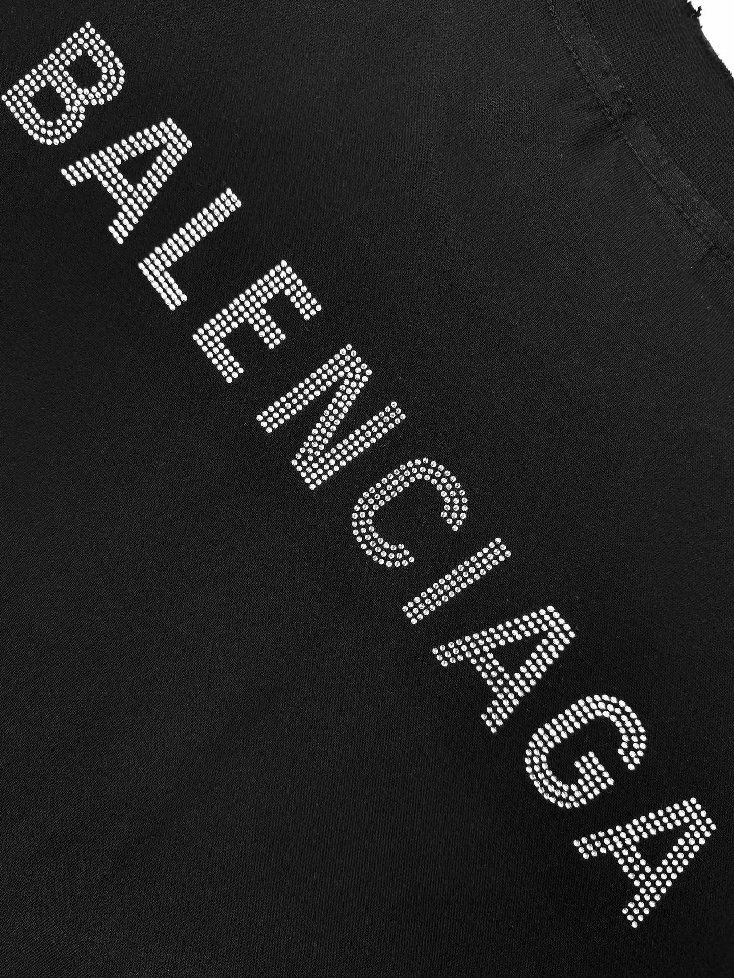 Balenciaga BLCG 纯棉 短袖T恤 宽松休闲