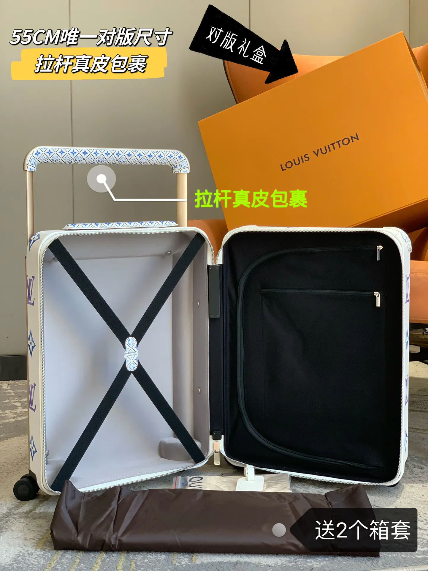 Gray Silver Suitcase Travel Lightweight