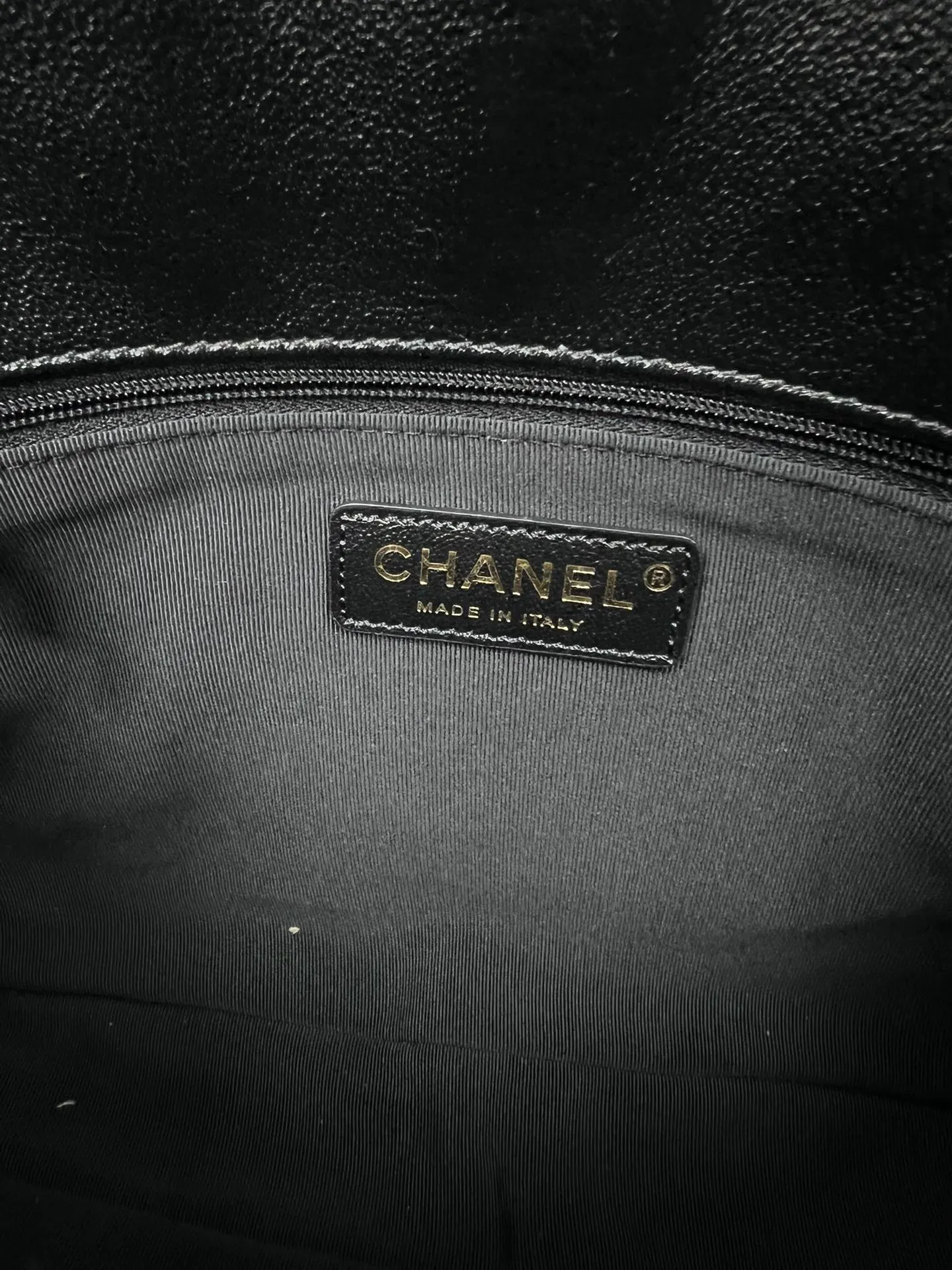 CHANEL 黑色牛皮链条Hobo包 单肩款 经典款