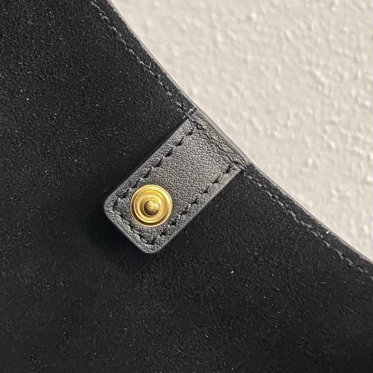 Black Hobo Shoulder Bag Vintage Leather