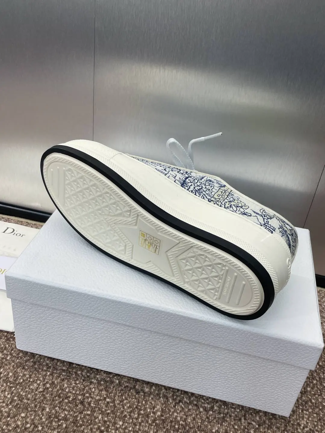 Dior 厚底 拼色 运动鞋
