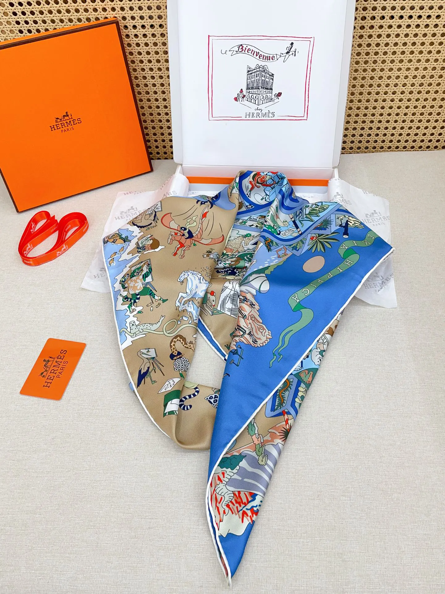 Hermès 丝巾 精致配饰