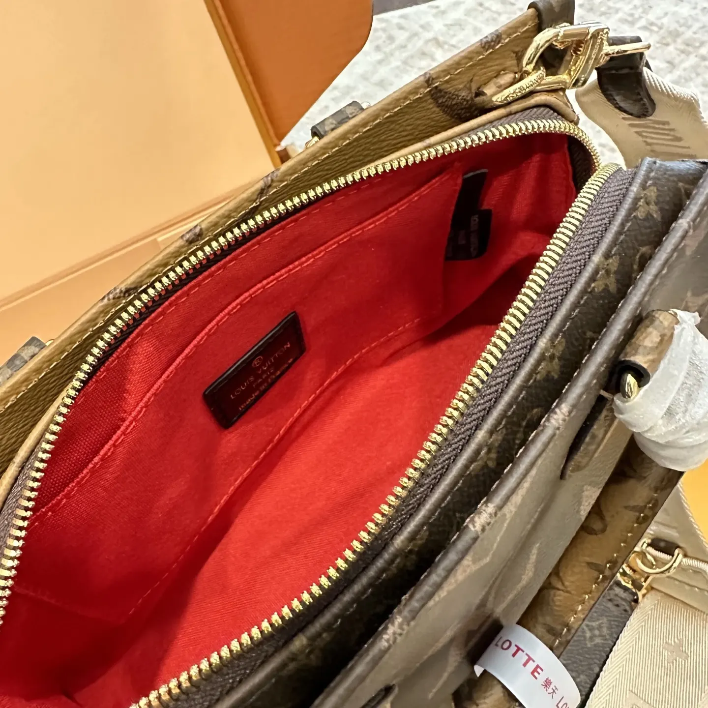 LV 牛皮 双盒 牛皮 Onthego East 托特包 大容量托特款