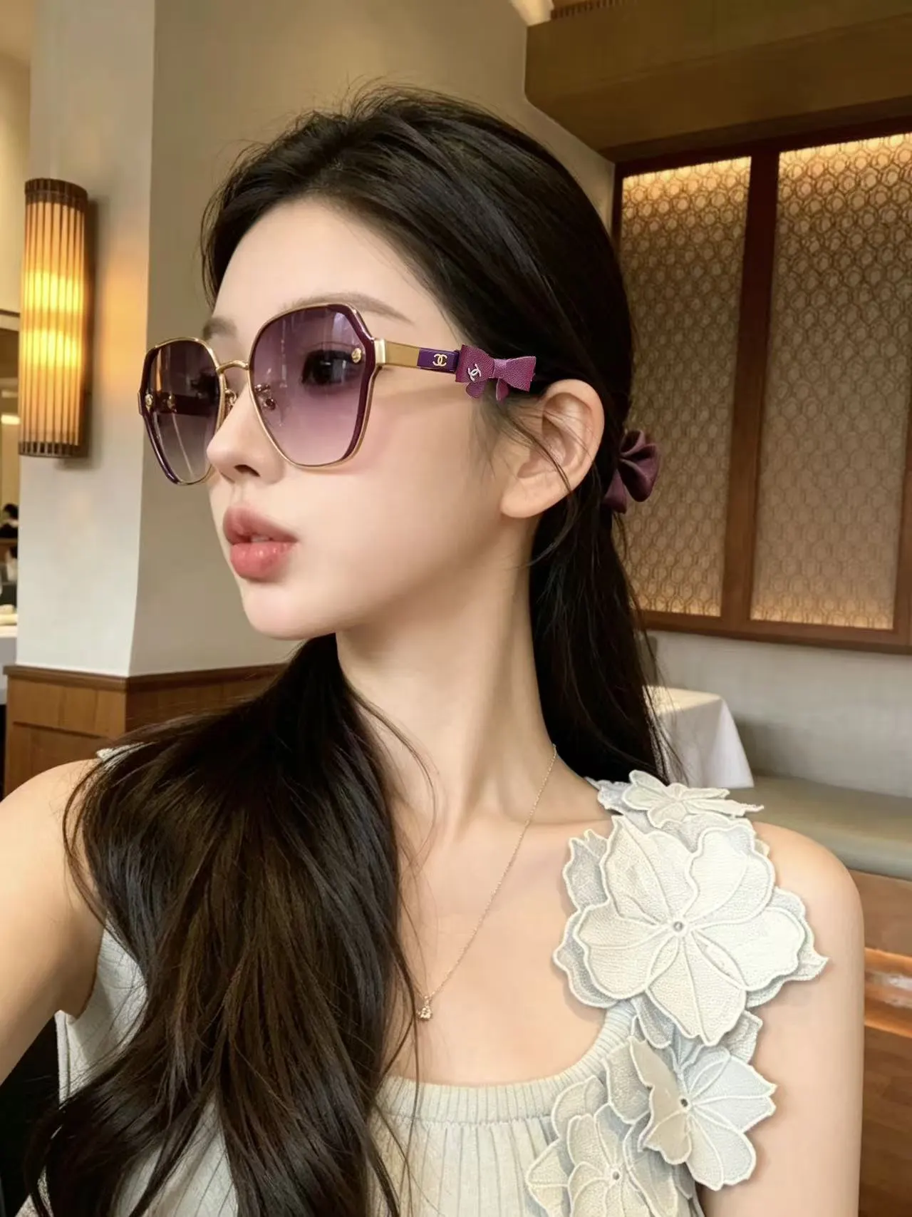 Chanel 墨镜 時尚防晒 太陽鏡