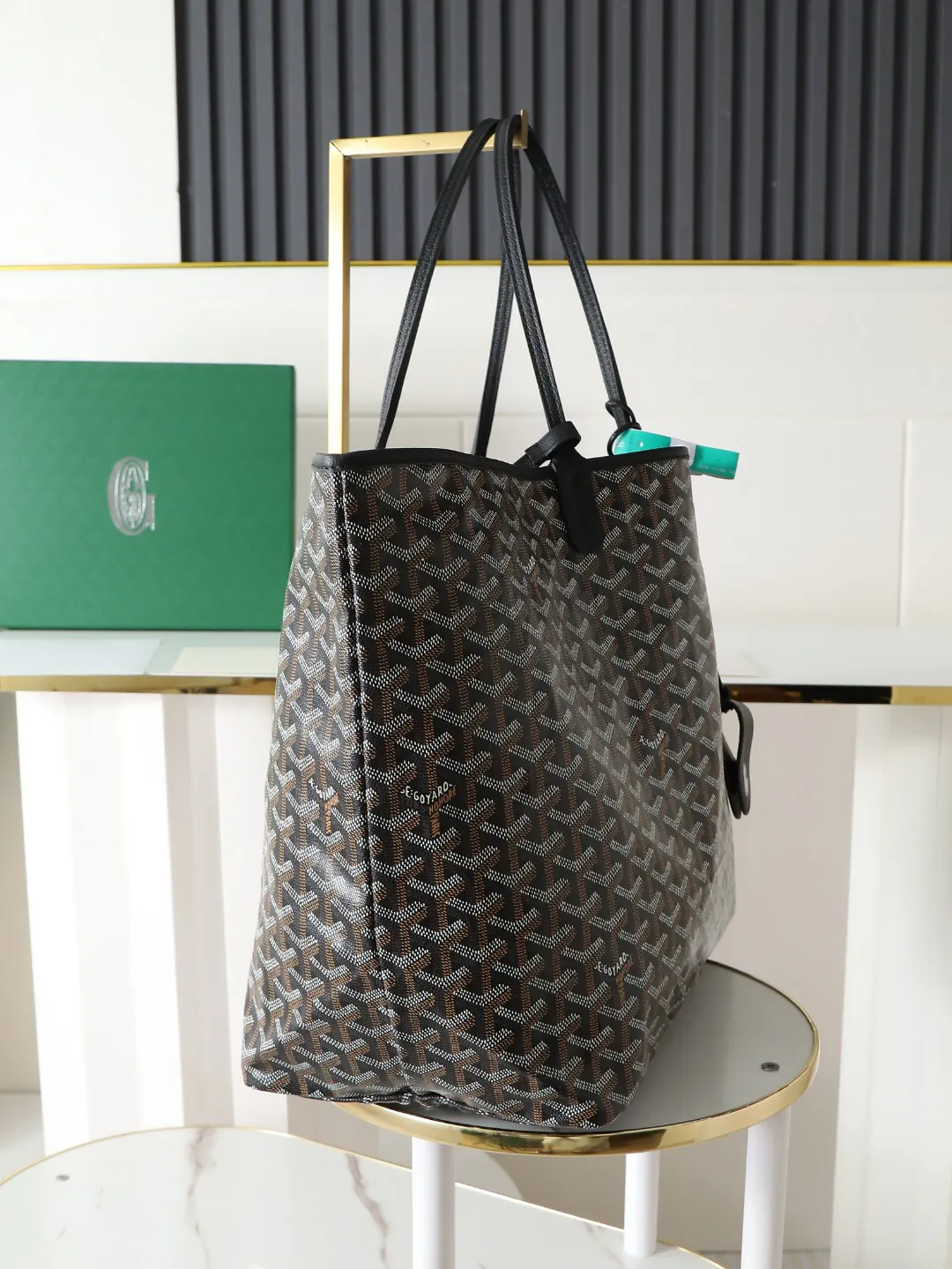 Goyard 帆布 腋下包 复古腋下背款