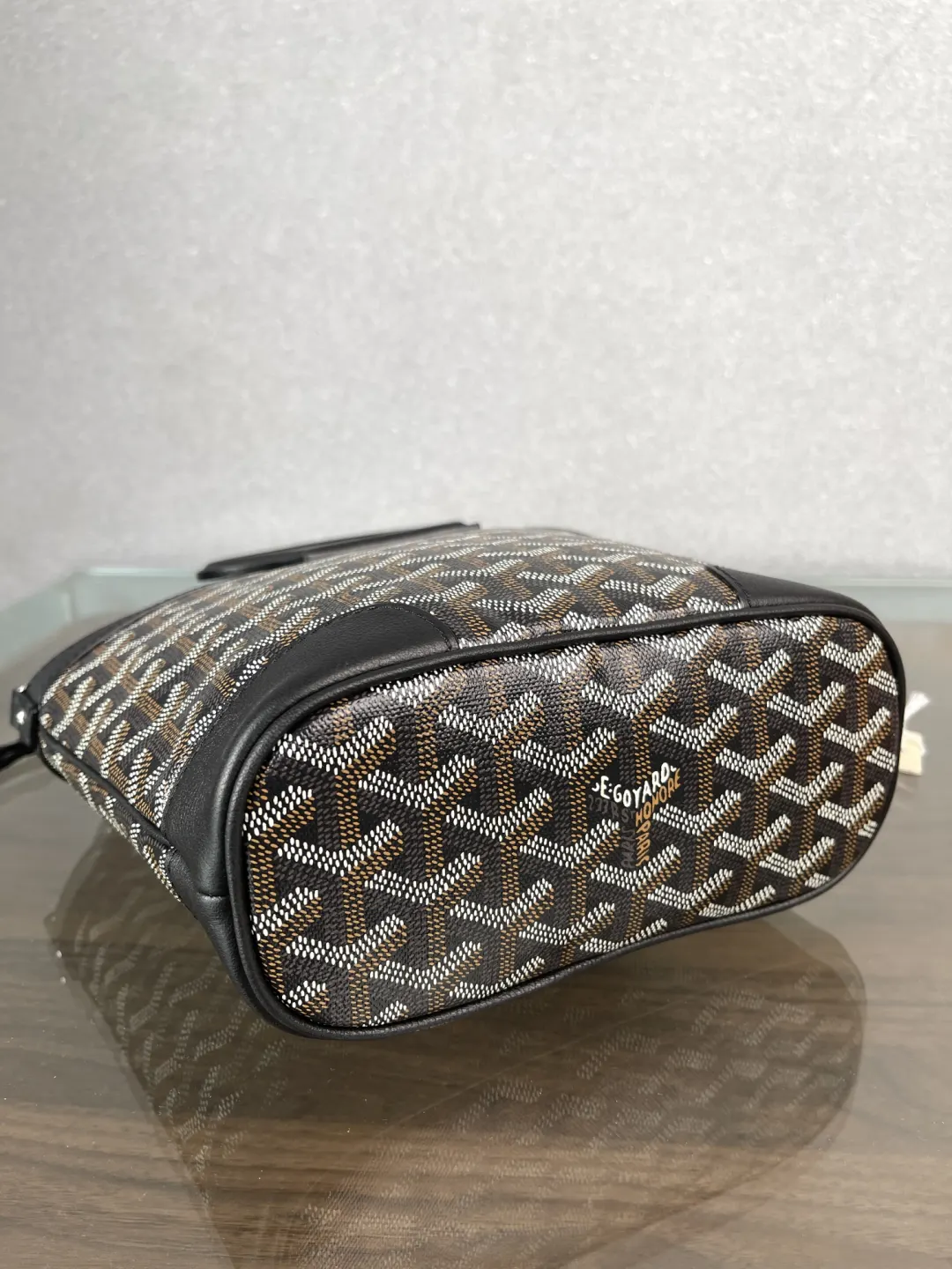 Goyard 黑色 皮革 水桶包 休闲水桶款