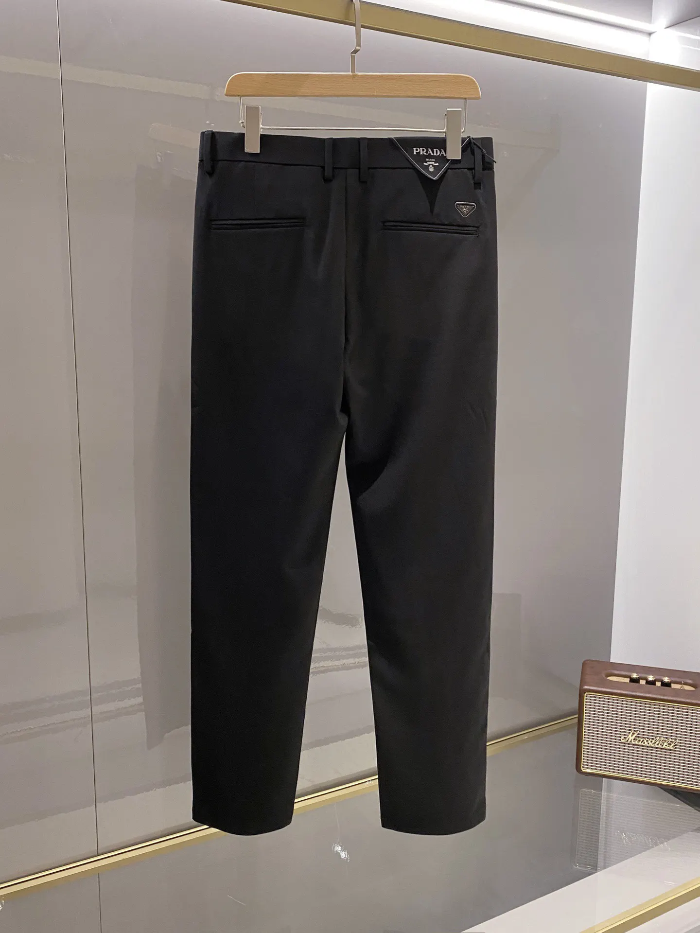 Prada 棉质 三角标 裤子