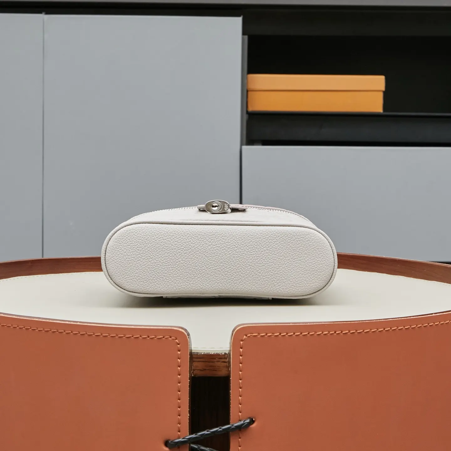 Louis Vuitton Gray Chain Bag Leather
