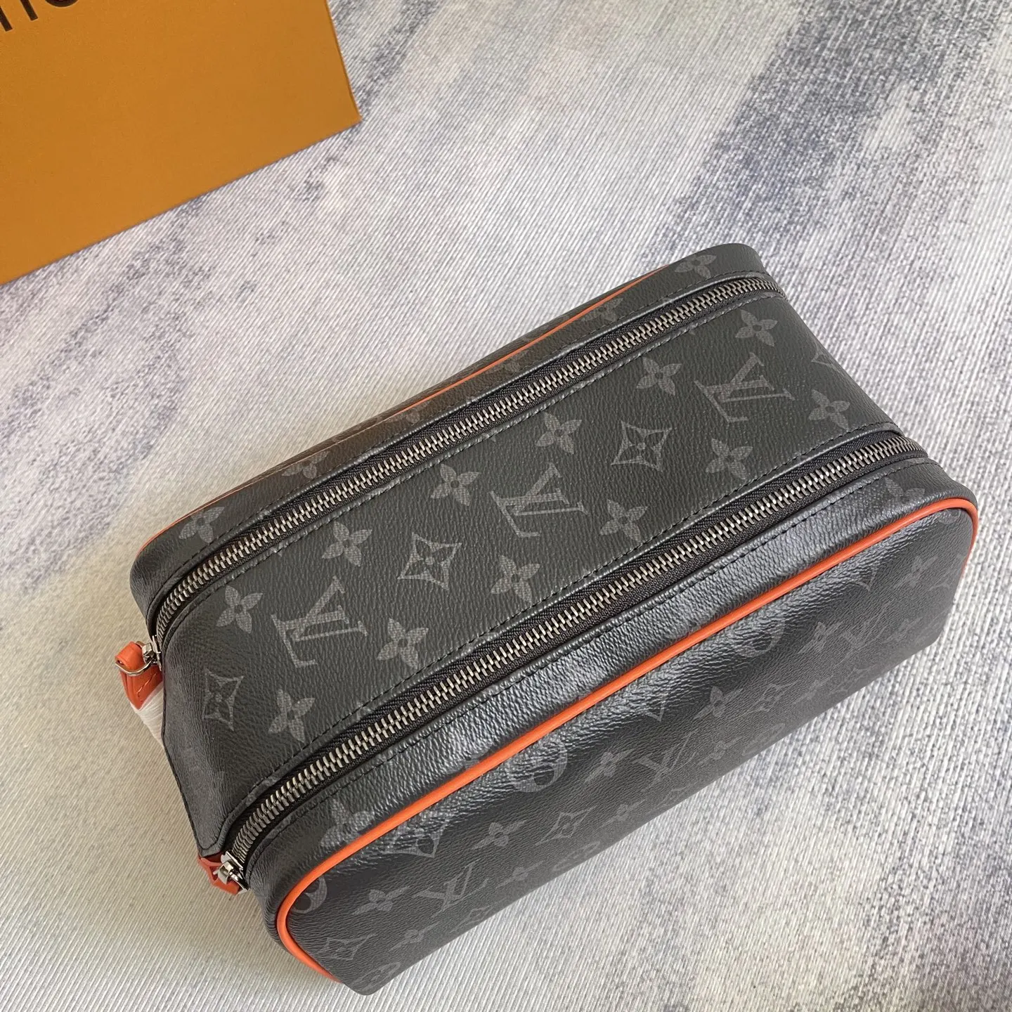Black Monogram Organizer Pouch Travel Canvas Image 9 Black Monogram Organizer Pouch Travel Canvas Image 9