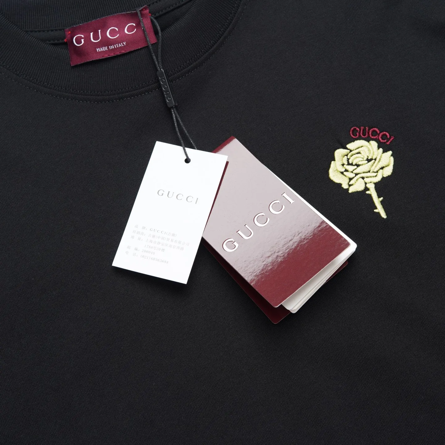 Gucci Double G 双G刺绣短袖T恤
